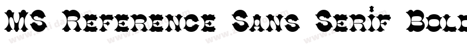 MS Reference Sans Serif Bold Italic字体转换